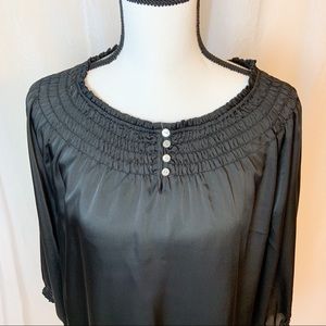 3 for $12 Chico’s 2XL Black silky Blouse